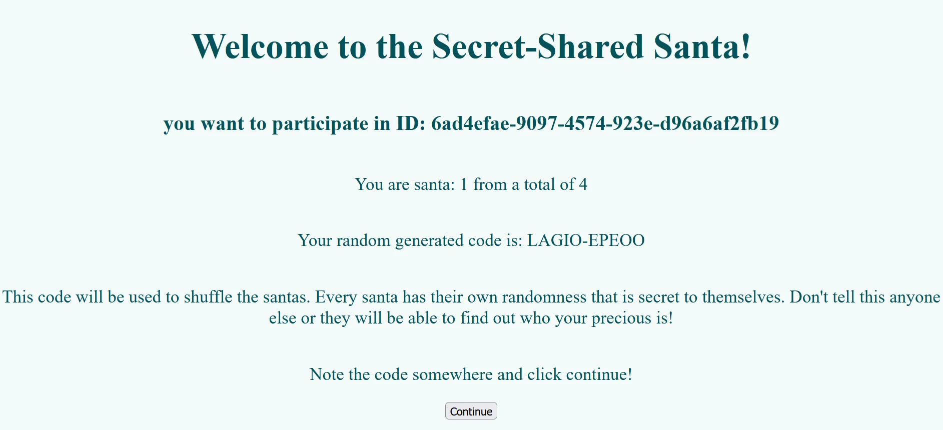 Random Key-Seed
