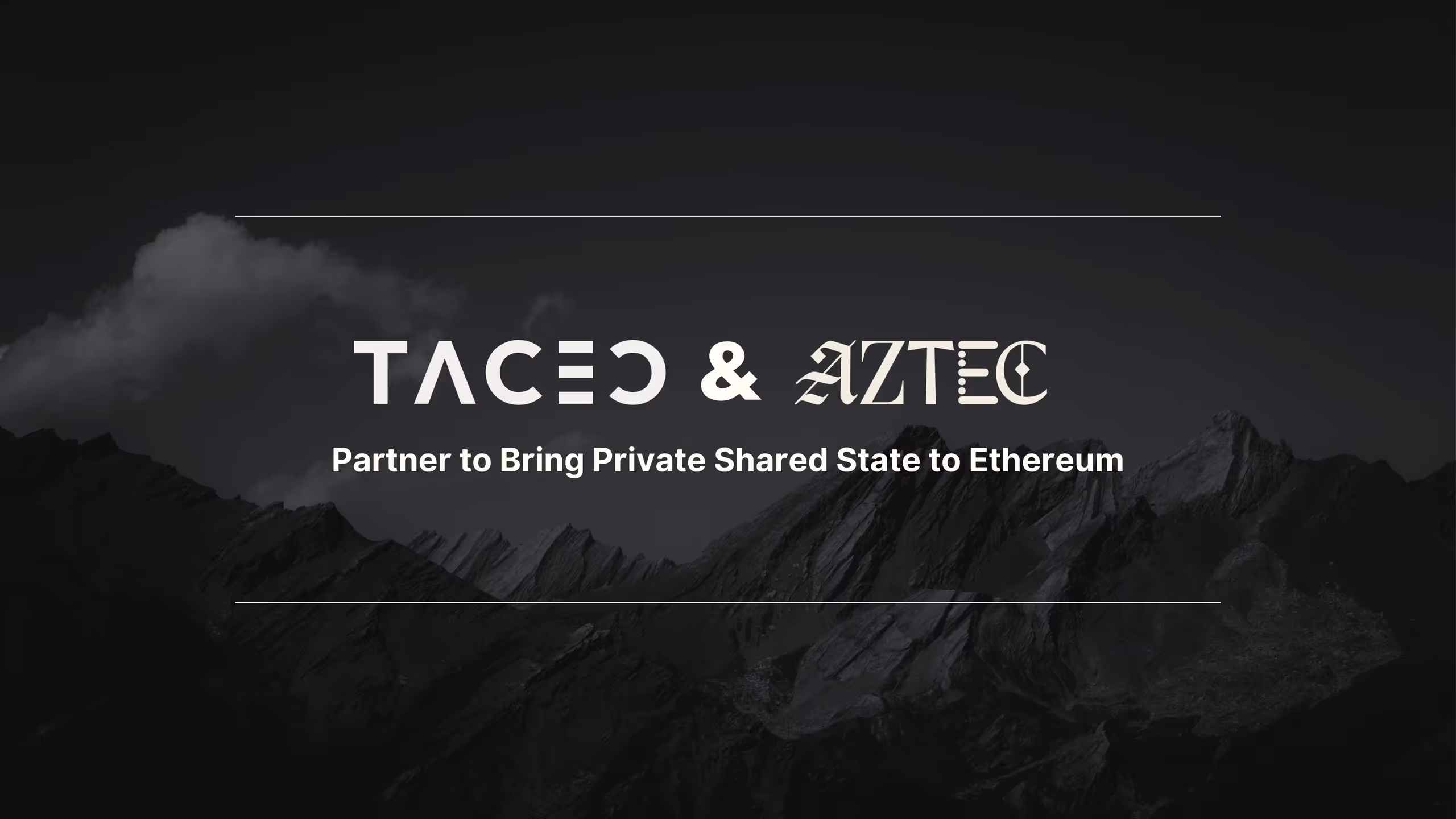 TACEO collaborates with Aztec to build private shared state on Ethereum