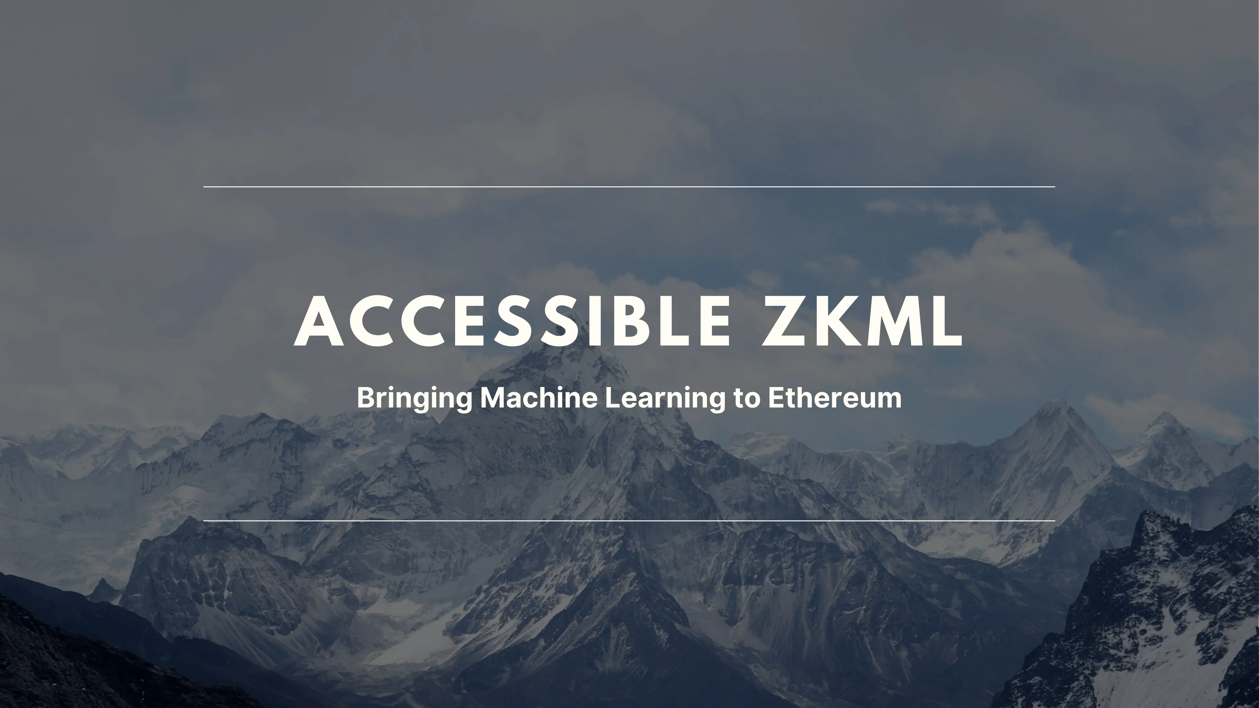 Bringing AI power to Ethereum with Accessible zkML